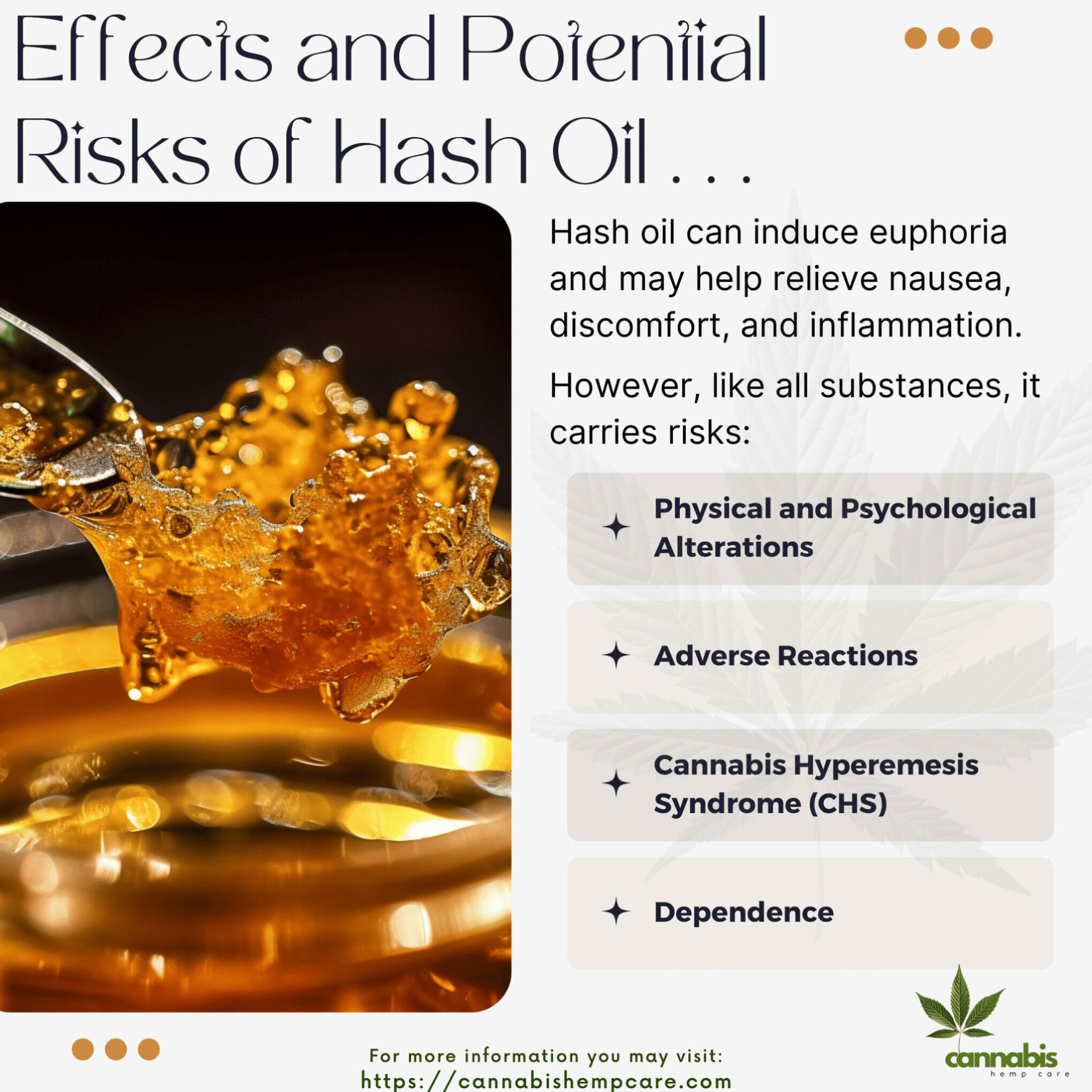 Effects and Potential Risks of Hash Oil