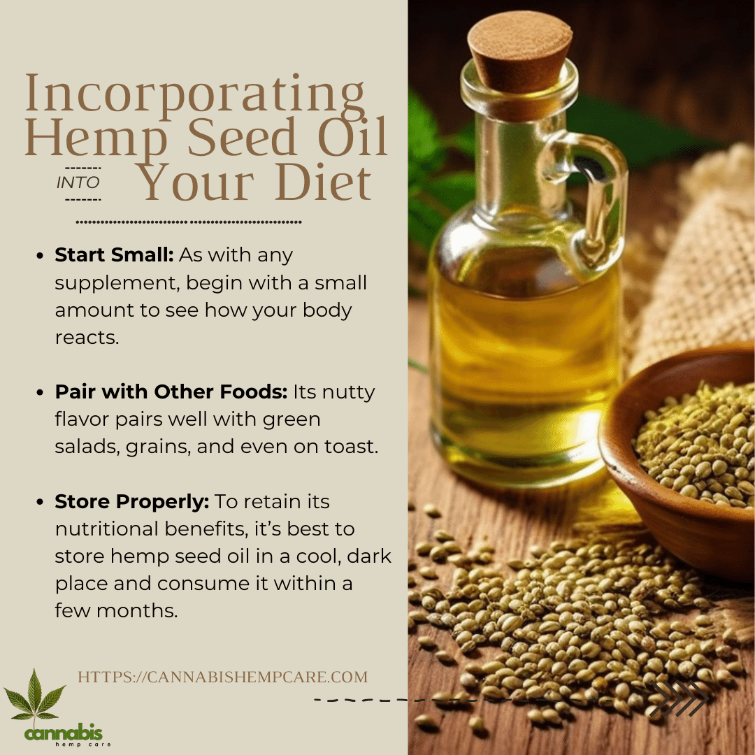 Incorporating Hemp Seed Oil into Your Diet