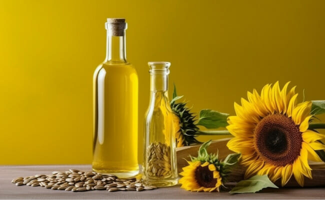 sunflower seed oil, source of Linoleic Acid