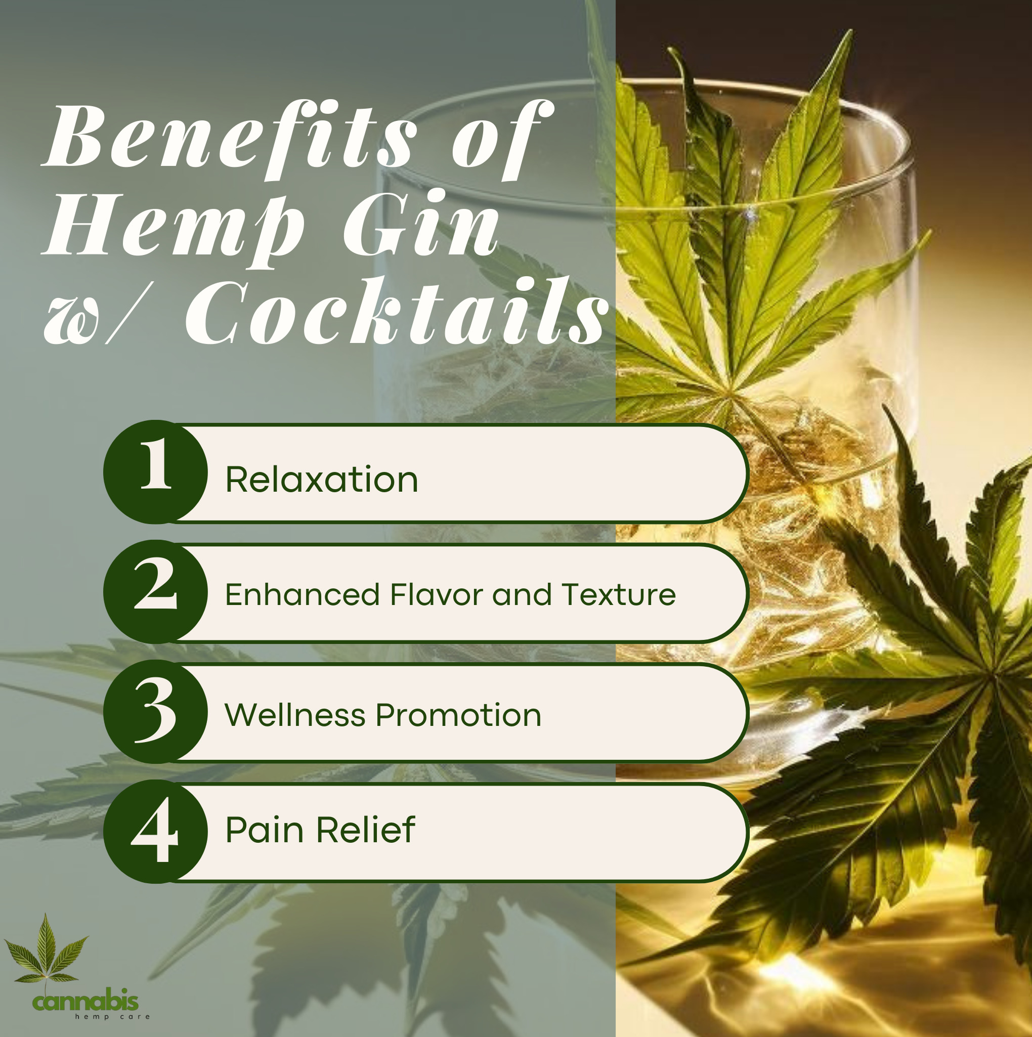 benefits of hemp gin with cocktails