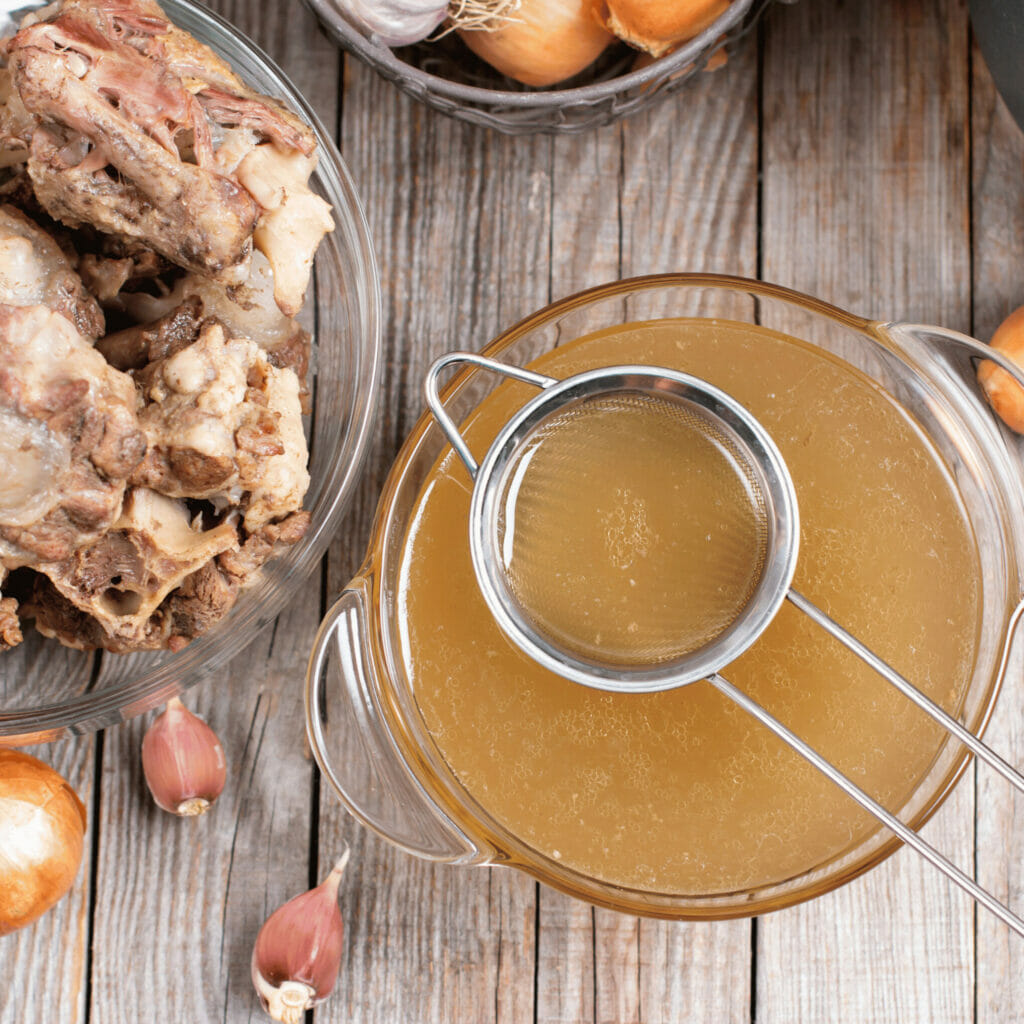 bone broth helps to manage eczema