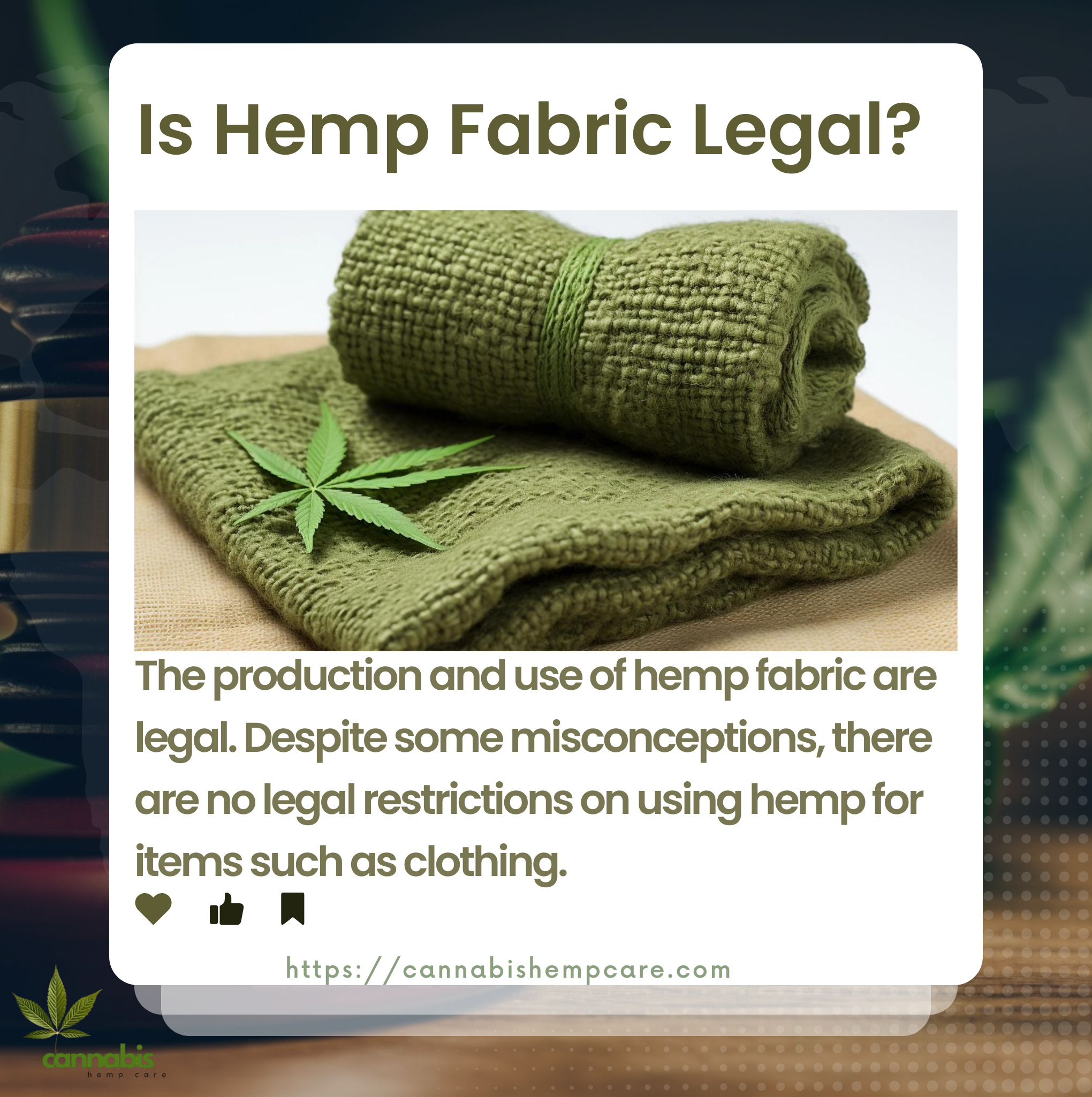 legality of hemp fabric