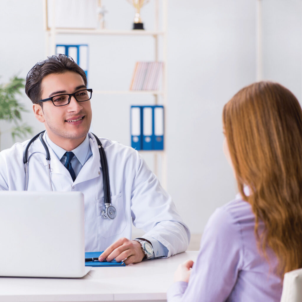 patient visiting doctor